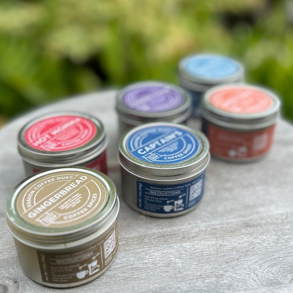 Coffee Dust Six Tins of Fun