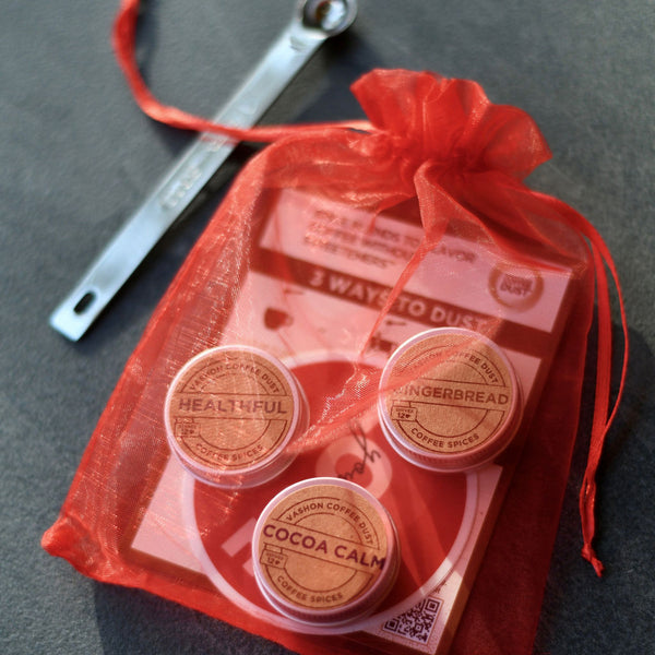 Love Brews Magic Coffee Dust Sampler | 3 flavors | 36 servings | Perfect Coffee Lover Gift