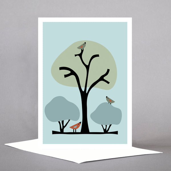 Tree Birds - Set of 5 Individual Cards