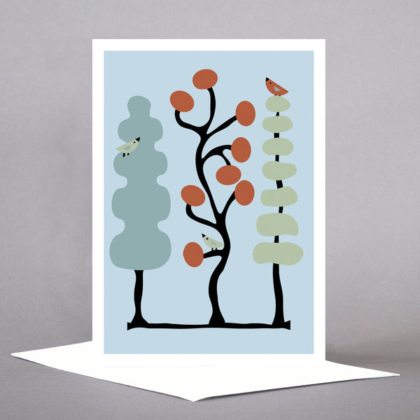 Tree Birds - Set of 5 Individual Cards