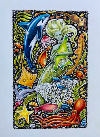 "Vashon Mermaid" Reproduction Print