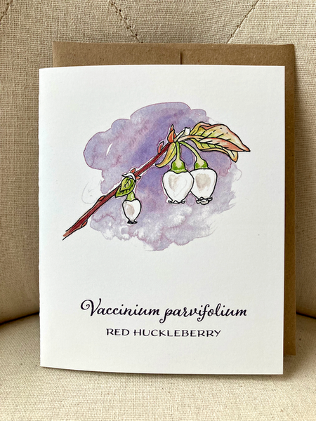Berry Flowers of the Pacific Northwest - 5 notecard set