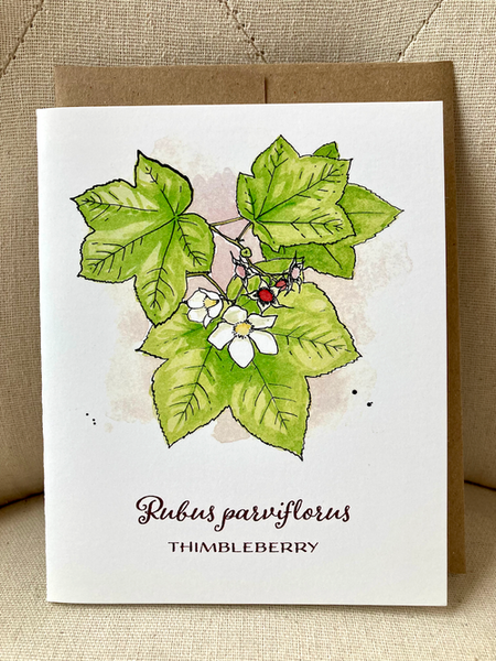 Berry Flowers of the Pacific Northwest - 5 notecard set