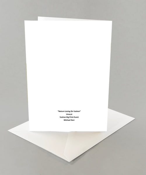 "Nature Loving On Vashon" Greeting Card