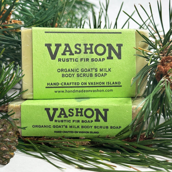 Goat Milk Soap / Organic / Vashon Rustic Fir
