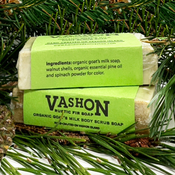 Goat Milk Soap / Organic / Vashon Rustic Fir