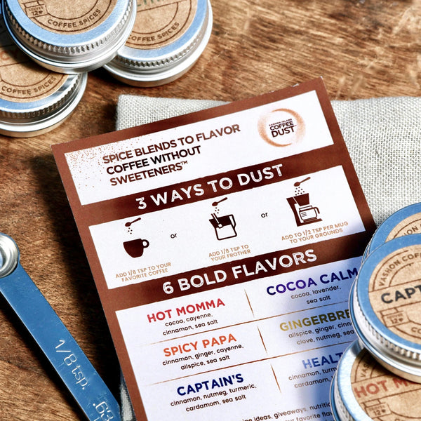 Coffee Dust Sampler - 72 servings