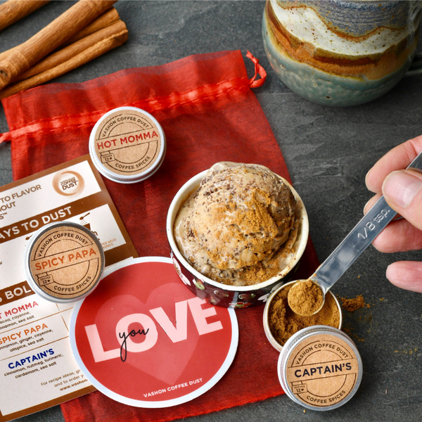 Love Brews Magic Coffee Dust Sampler | 3 flavors | 36 servings | Perfect Coffee Lover Gift