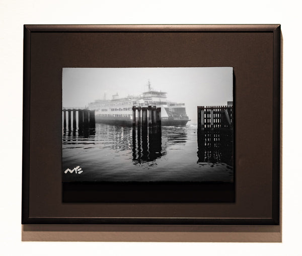 "Arriving Vashon Island" - Framed