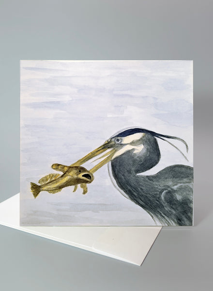 "Great Blue Heron" – Series 1  Card Collection - Set of 6 Individual Cards