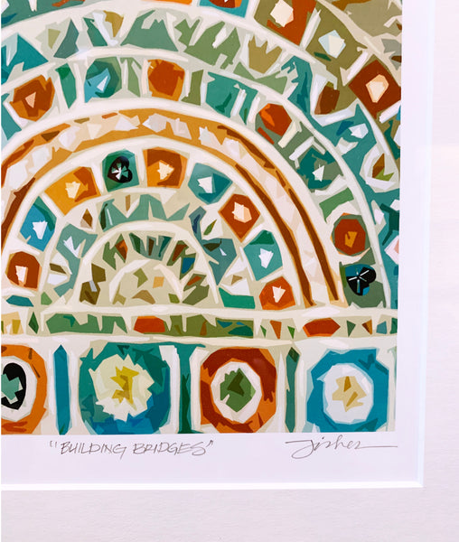 "Building Bridges" Framed Limited Print