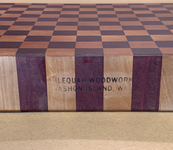 Wooden Cutting Board - Checkerboard