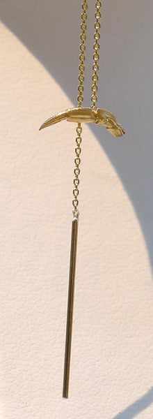 Handmade Crab Claw Inspired Kino Threader Earring