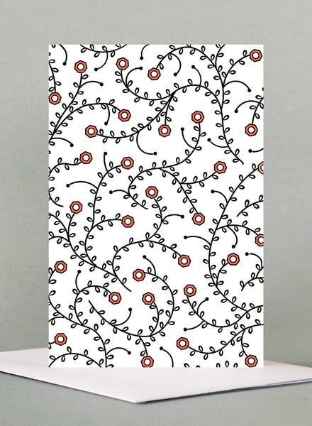Floral Vines Variety - Set of 5 Cards