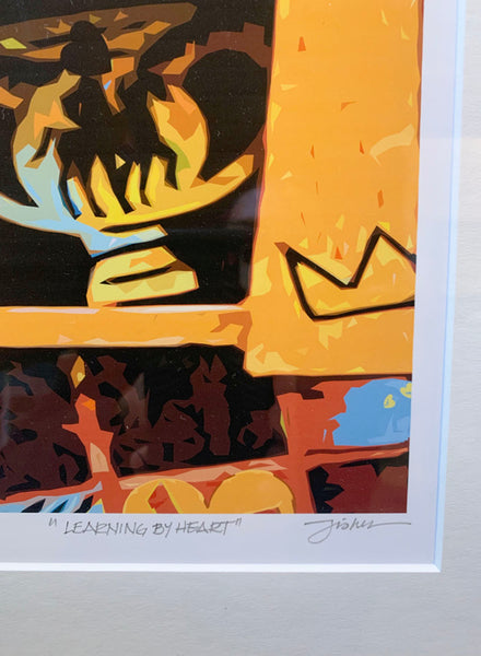 "Learning by Heart" Framed Limited Print