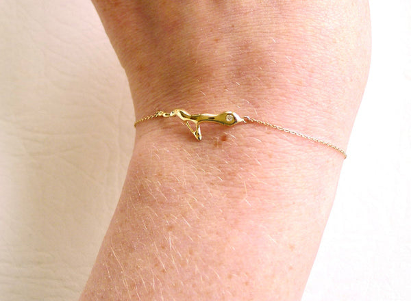 Sandbar Gold And Diamond Bracelet