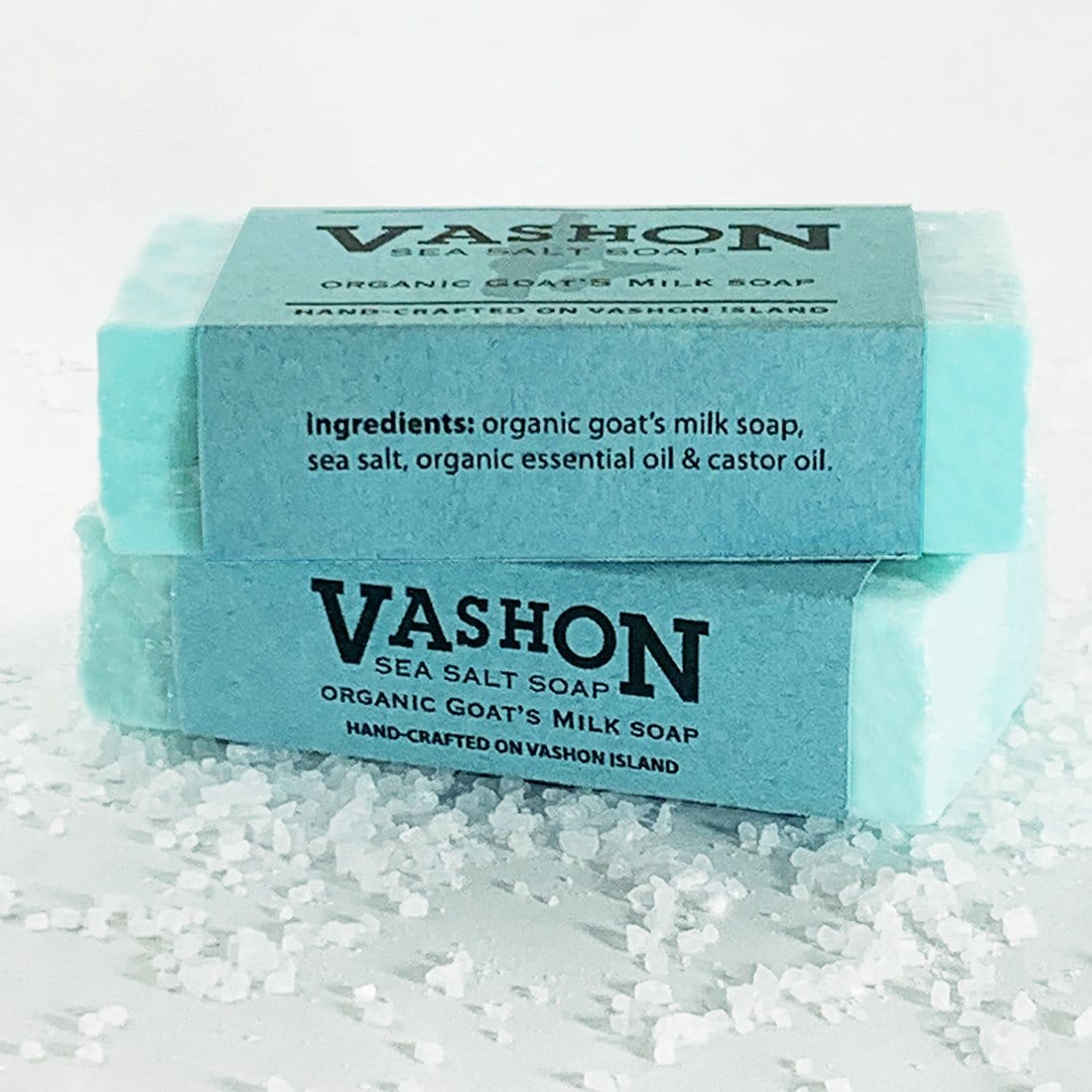Goat Milk Soap / Organic / Vashon Sea Salt Handmade On Vashon