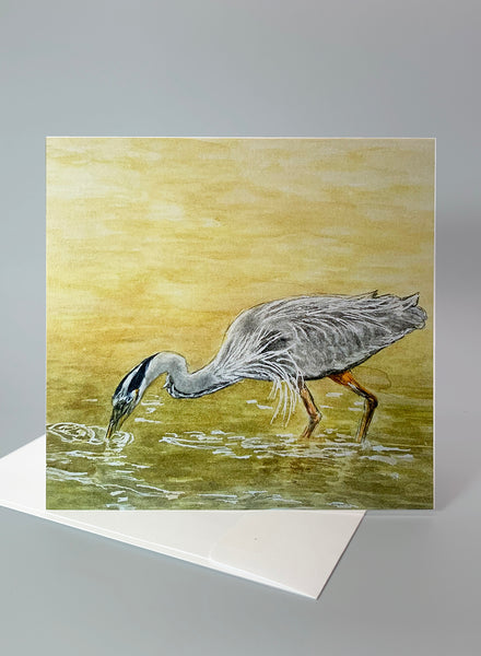 "Great Blue Heron" – Series 1  Card Collection - Set of 6 Individual Cards