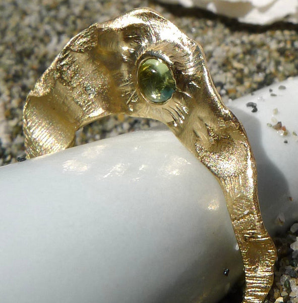 Swan Maiden Oyster Shell Ring