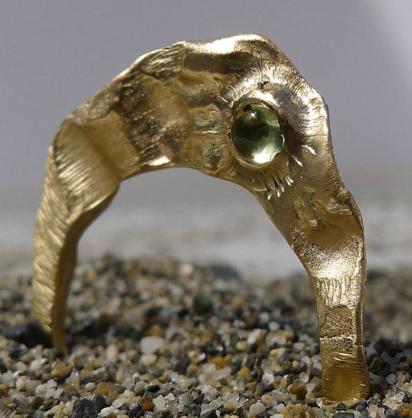 Swan Maiden Oyster Shell Ring