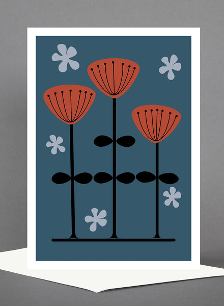Garden Florals 2 - Set of 5 Individual Cards