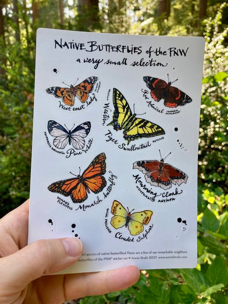 Butterflies of the PNW - sticker sheet