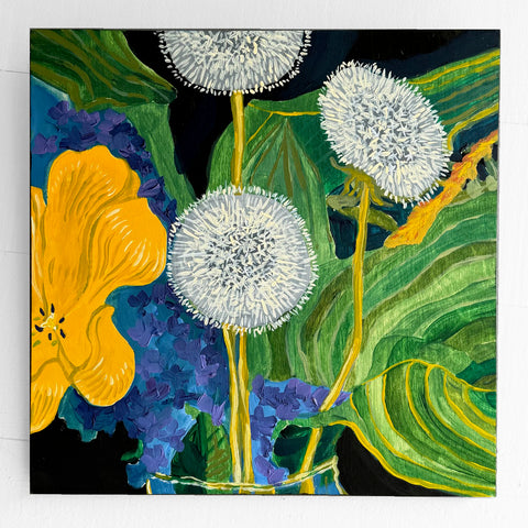 Dandelions & Hasta Painting