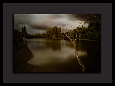 "Dusk at Rabbs Lagoon" - Framed