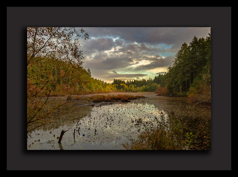 "Fisher Pond" - Framed