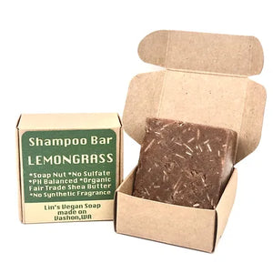 Soap Nut Shampoo Bar - Lemongrass