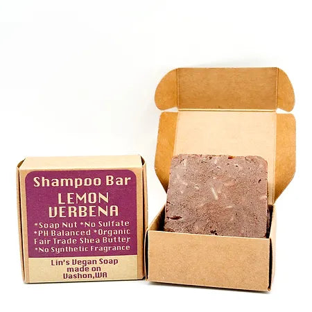 Soap Nut Shampoo Bar - Lemon Verbena