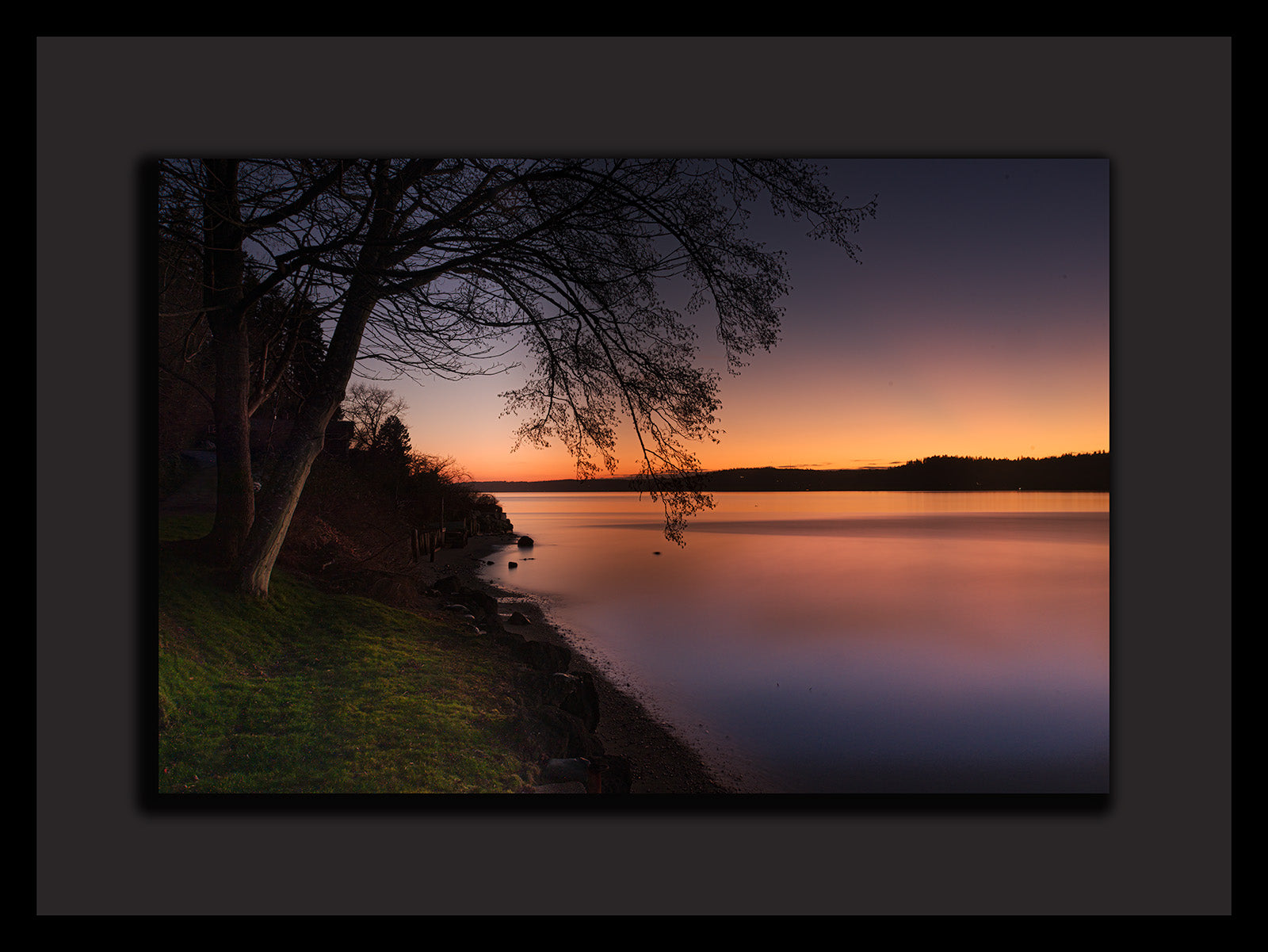 "Point Vashon" - Framed