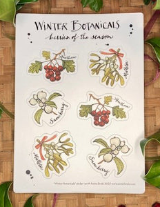 Winter Botanicals - sticker sheet