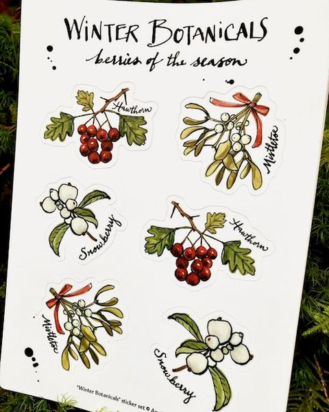 Winter Botanicals - sticker sheet