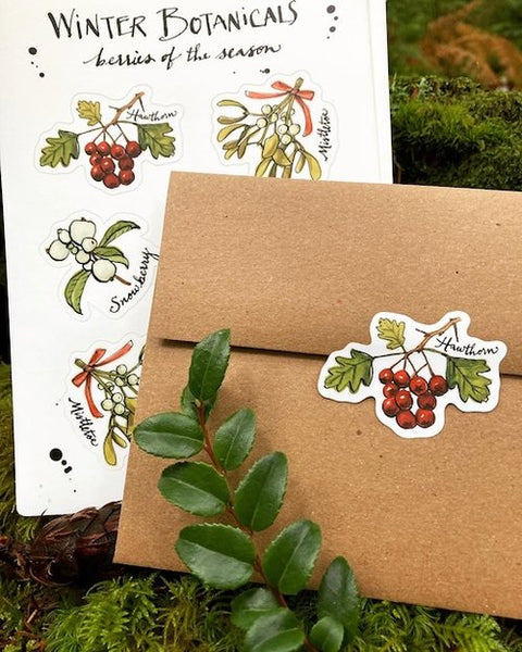 Winter Botanicals - sticker sheet