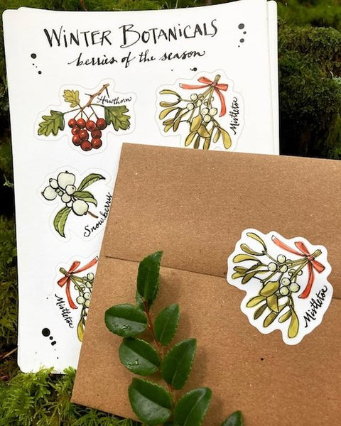 Winter Botanicals - sticker sheet