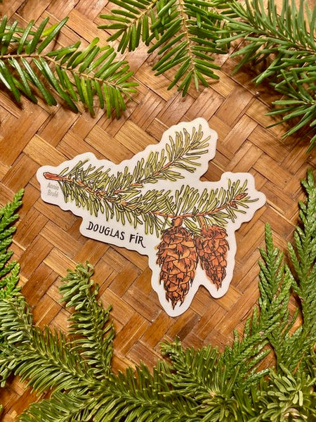 Douglas fir 4 inch sticker