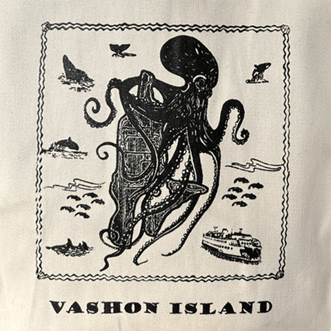 "Nature Loving On Vashon" Tote Bag