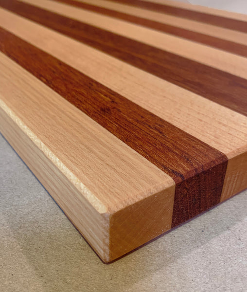 Wooden Cutting Board - Large 9 Stripes