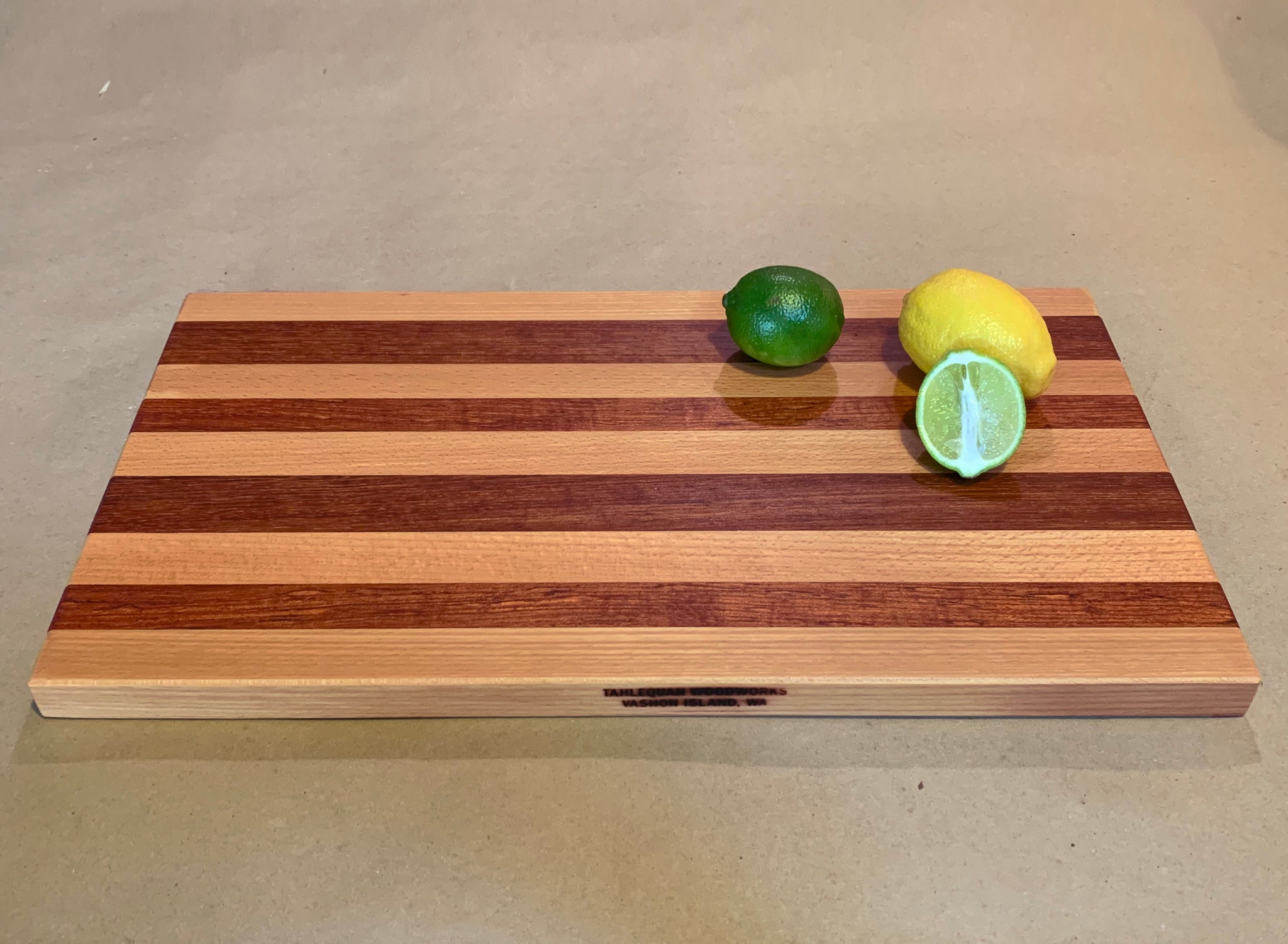 Wooden Cutting Board - Large 9 Stripes