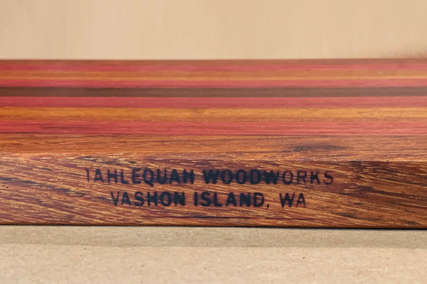 Wooden Cutting Board - Center Dark Stripe