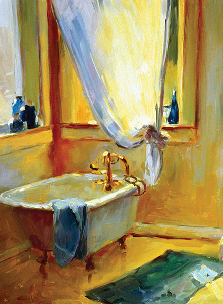 “Sun in the New Bathroom” 5x7” cards - Set of 6