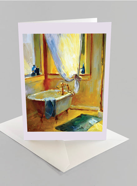 “Sun in the New Bathroom” 5x7” cards - Set of 6